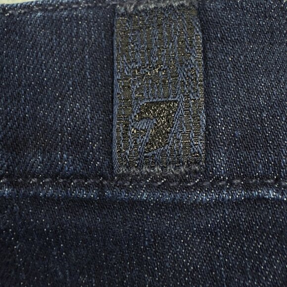 7 For All Mankind Bootcut Jeans Dark Wash Size 28 - Picture 7 of 14